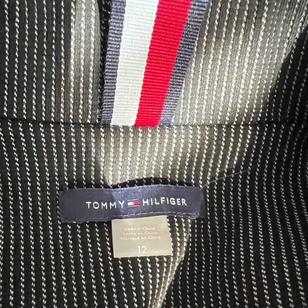 Tommy Hilfiger Striped Notch-Lapel Blazer NWT